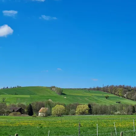 Schoene Ferienwohnung Mit Balkon Und Terrasse In Ruhiger Lage Helsa Buitenkant foto